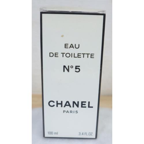 Nos Vintage Chanel No 5 Eau de Toilette-factory Box-3.4 fl oz /100ml