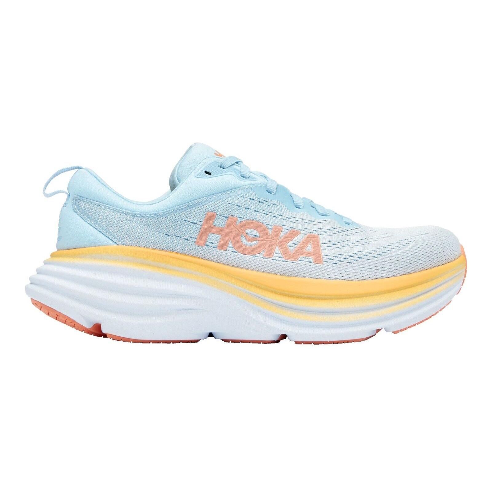 Hoka One One Bondi 8 Running Shoes Women`s US Sizes 6-12 Colors Available Summer Song / Country Air