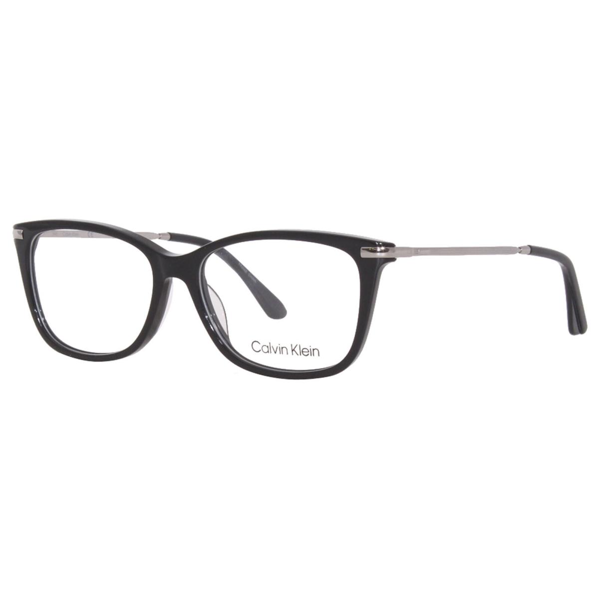 Calvin Klein CK22501 001 Eyeglasses Women`s Black Full Rim Rectangle Shape 54mm