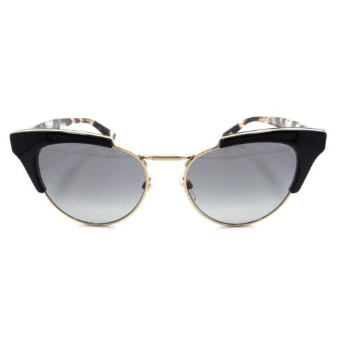 Valentino Sunglasses VA 4026 5001/11 53-17-140 Black - Gold/ Grey Gradient Italy