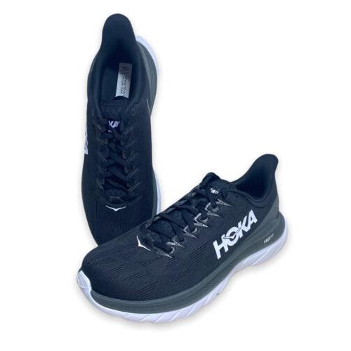Hoka One Mach 4 Mens Black Grey Running Sneakers Gym Tennis Shoes SZ 9 D Profly
