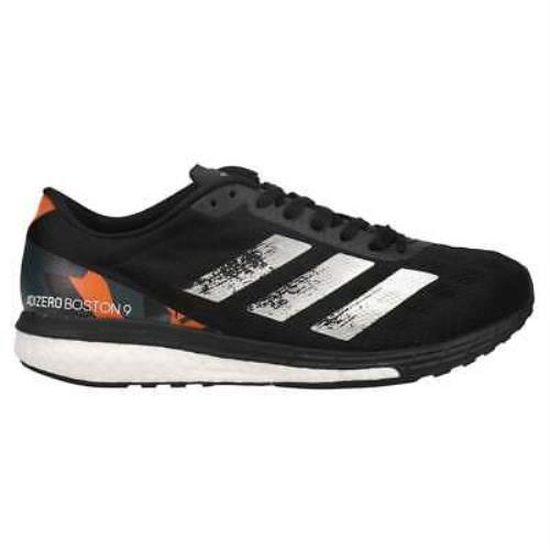 Adidas EG4673 Adizero Boston 9 Mens Running Sneakers Shoes - Black