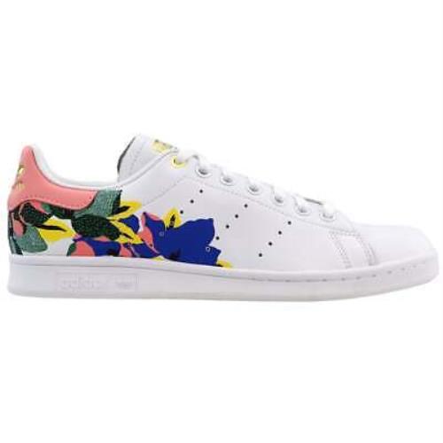 Adidas FW2522 Stan Smith Floral Lace Up Womens Sneakers Shoes Casual