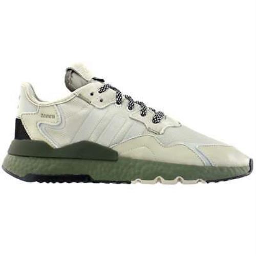 Adidas EE5871 Nite Jogger Mens Sneakers Shoes Casual - Beige Green - Beige,Green