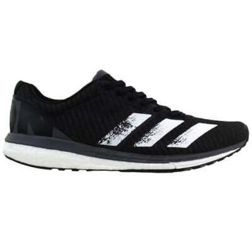 Adidas EG7892 Adizero Boston 8 Mens Running Sneakers Shoes - Black