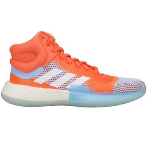 Adidas F97276 Marquee Boost Mens Basketball Sneakers Shoes Casual - Blue,Orange