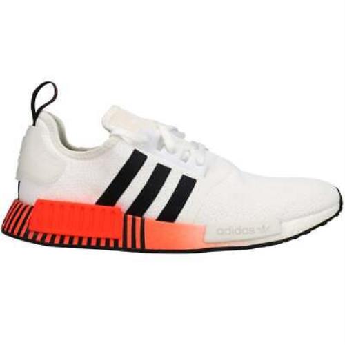 Adidas FV3648 Nmd_R1 Lace Up Mens Sneakers Shoes Casual - Orange White - Orange,White