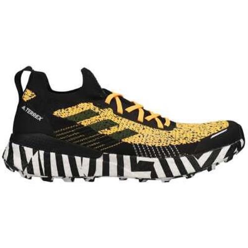 Adidas FW7435 Terrex Two Ultra Parley Trail Womens Running Sneakers Shoes - Black,Yellow