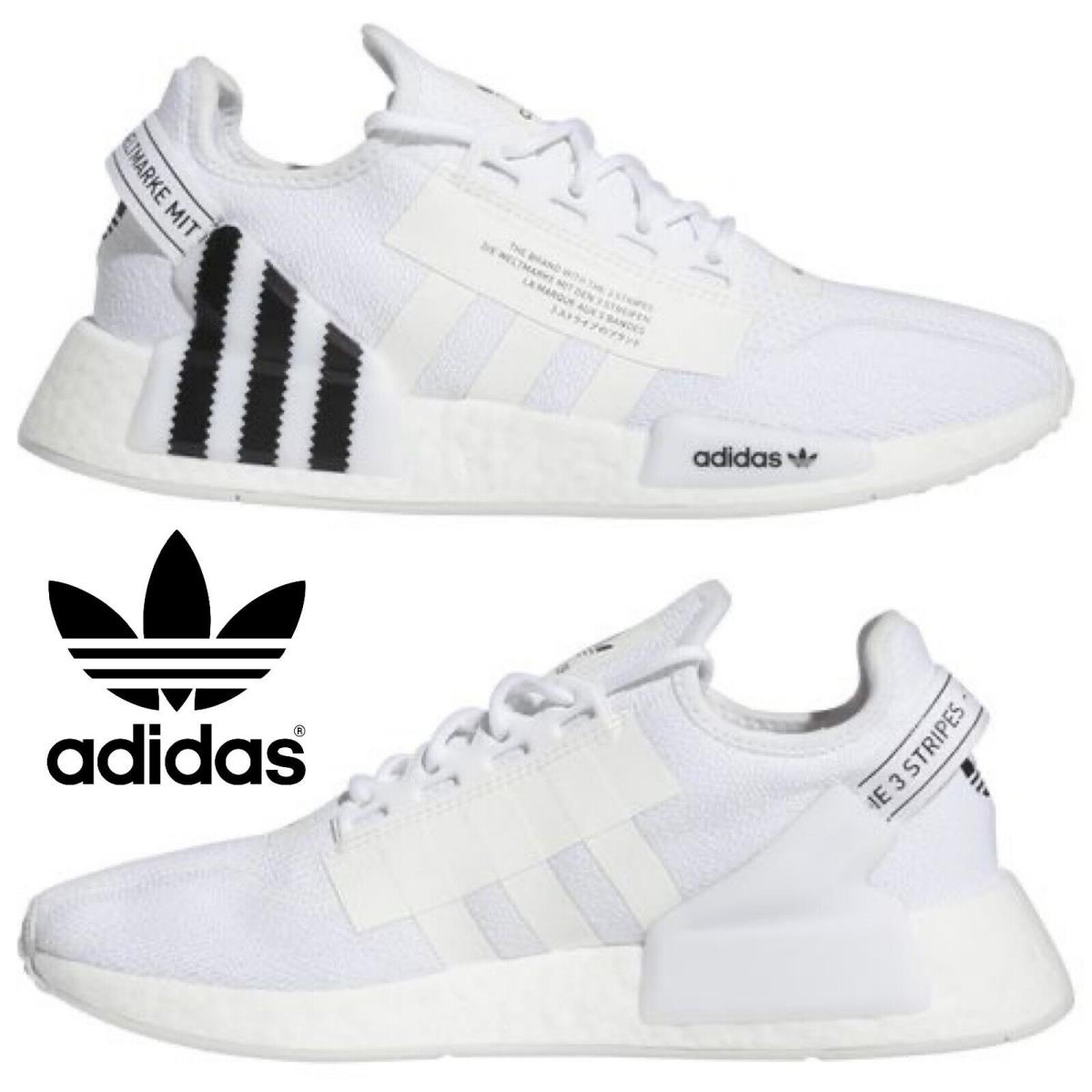 Adidas Originals Nmd R1 V2 Men`s Sneakers Running Shoes Gym Casual Sport White