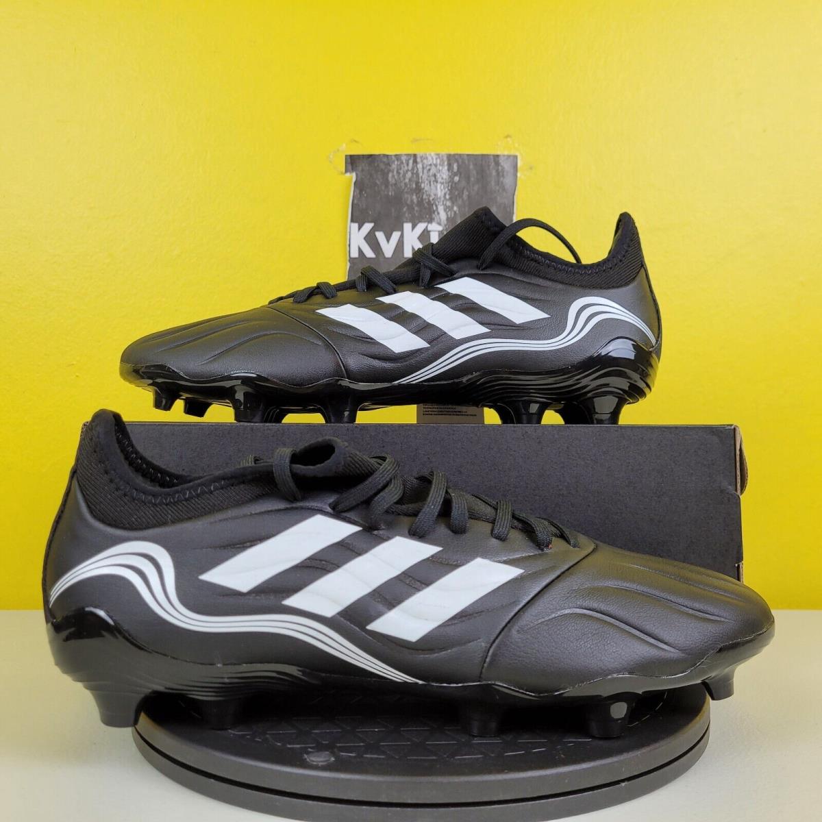 Adidas Copa Sense.3 FG Men`s Athletic Black White Soccer Cleats Boots Shoes