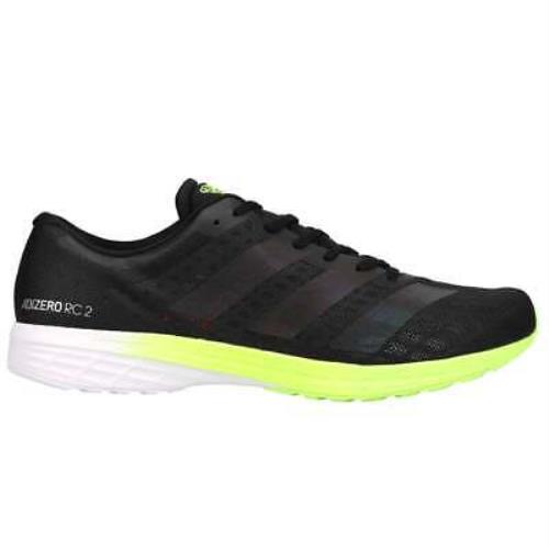 Adidas EG4655 Adizero Rc 2.0 Mens Running Sneakers Shoes - Black