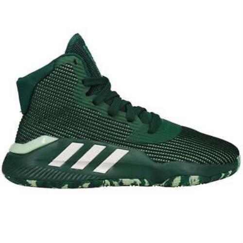 Adidas G26168 Pro Bounce 2019 Mens Basketball Sneakers Shoes Casual - Green