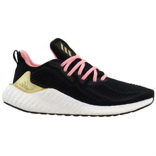 Adidas EG1431 Alphaboost Womens Running Sneakers Shoes - Black