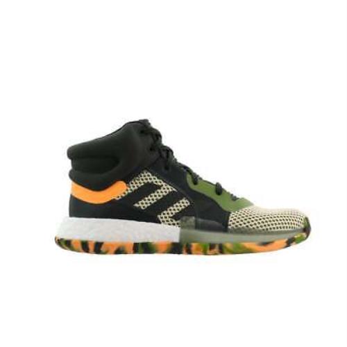 Adidas F97279 Marquee Boost Kids Boys Basketball Sneakers Shoes Casual - Beige,Black,Green