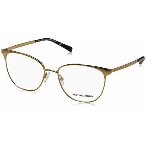 Michael Kors Designer Reading Glasses MK3018-1193-54mm in Pale Gold Choose Power