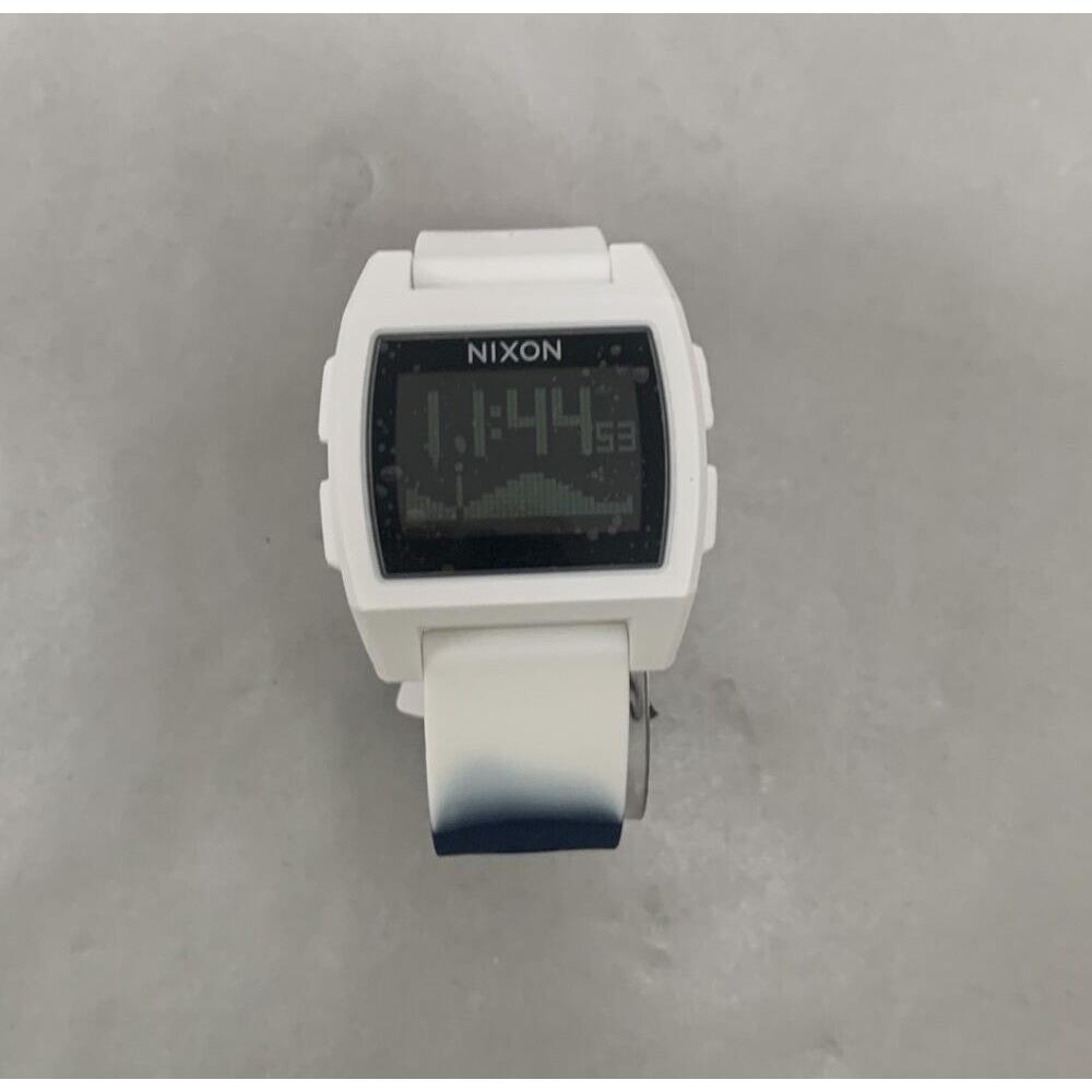 Nixon Base Tide Red/white/blue A1104083 Tide Indicator/chronograph Wristwatch