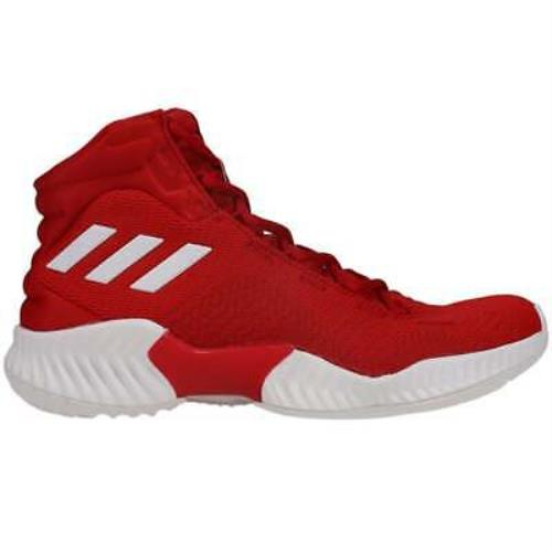Adidas AH2663 Pro Bounce 2018 Mens Basketball Sneakers Shoes Casual - Red