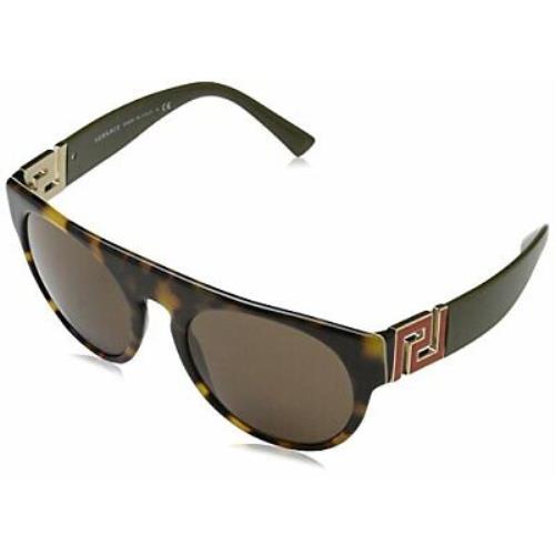 Versace 4333 - 523173 Sunglasses Havana/white/black / Brown 55mm