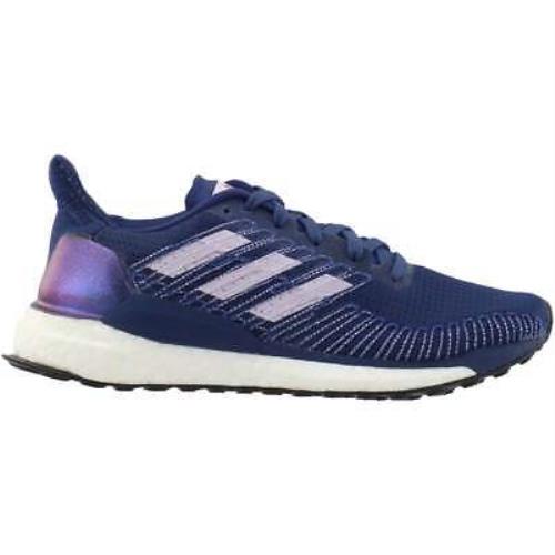 Adidas EE4329 Solar Boost 19 Womens Running Sneakers Shoes - Blue - Blue