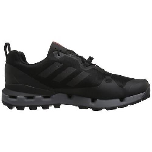 Adidas Outdoor AQ0365 Terrex Fast Gtx Black Grey Five HI Red Men`s Hiking Shoes