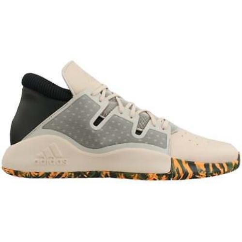 Adidas EF0476 Pro Vision Mens Basketball Sneakers Shoes Casual - Beige Black - Beige,Black