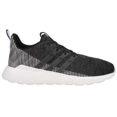 Adidas FW5111 Questar Flow Lace Up Mens Running Sneakers Shoes - Black White