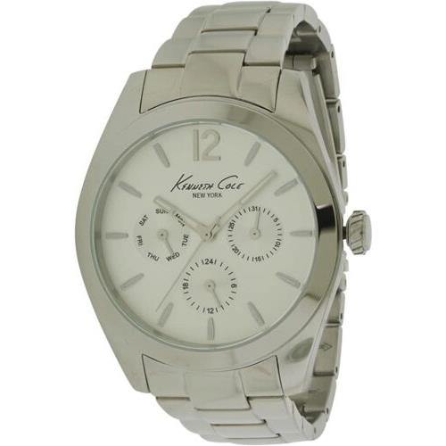 Kenneth Cole 10027823 Day Date Quartz Stainless Steel Mens and Womens Watch