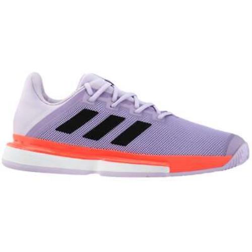Adidas EG2218 Solematch Bounce Womens Tennis Sneakers Shoes Casual - Purple - Purple