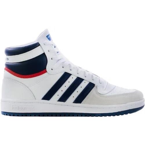 GX0740 Adidas Top Ten RB Men`s Originals Basketball Shoes White/navy/red