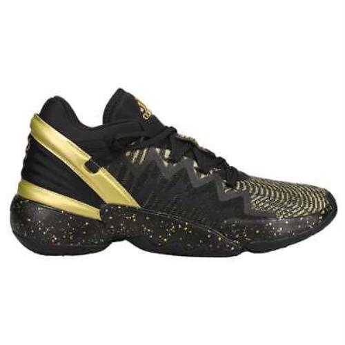 Adidas D.o.n. Issue #2 FX7108 D.o.n. Issue 2 Mens Basketball Sneakers Shoes Casual - Black,Gold