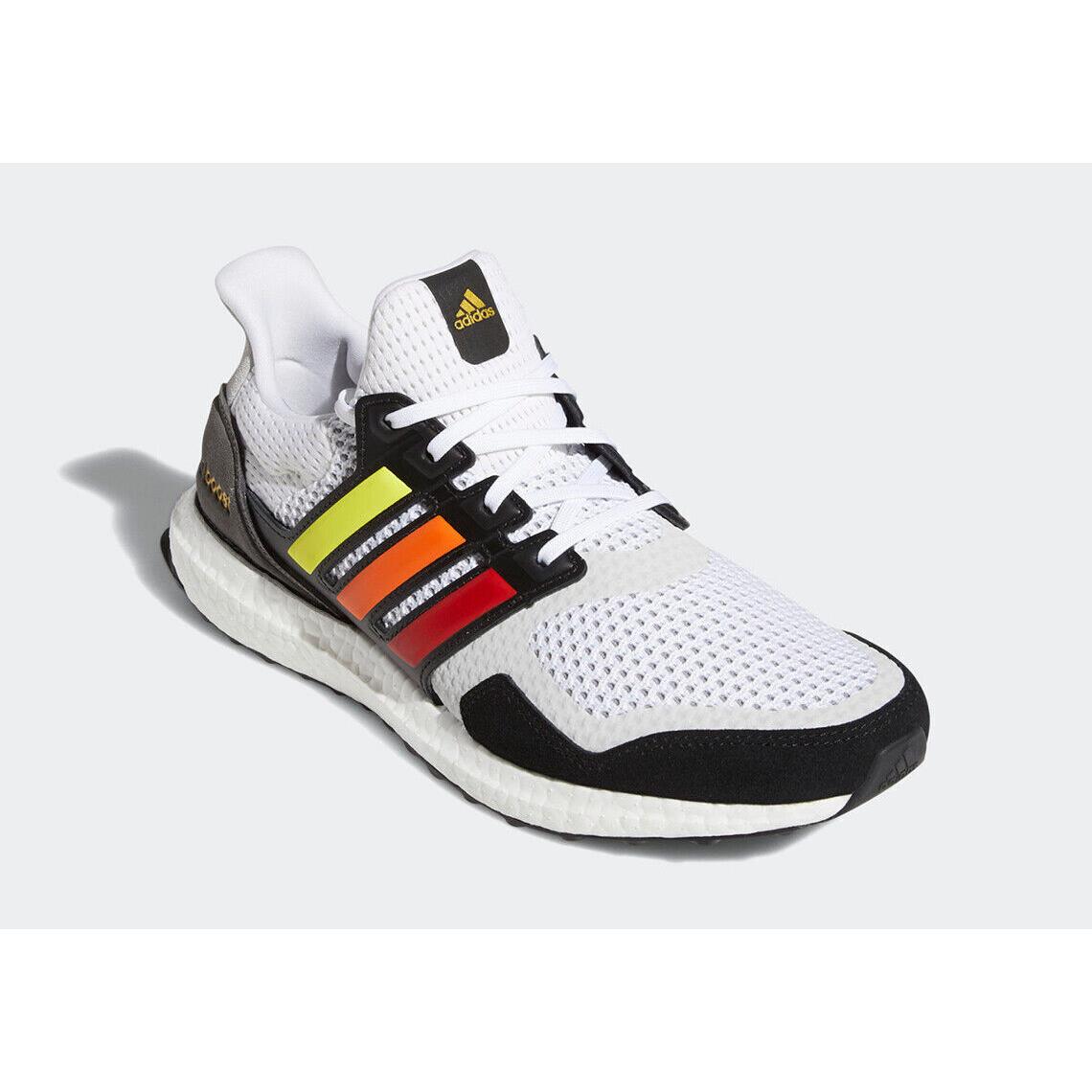 Adidas Ultraboost Men`s FY5347 Ultraboost S L Pride Running White Shoes Sneakers | 692740400044 - Adidas shoes UltraBoost WHITE/BLACK/RED/YELLOW/ORANGE & GREY | SporTipTop