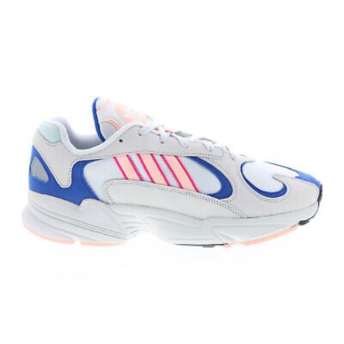 Adidas Yung-1 BD7654 Mens White Synthetic Lace Up Lifestyle Sneakers Shoes