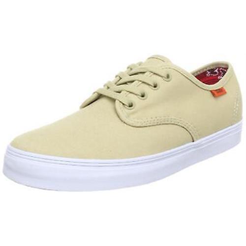 Vans Madero Twill Taupe Mens Skateboarding Shoes