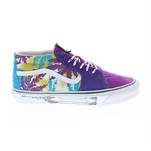 Vans Aries X OG Sk8-Mid LX VN0A4BVC9X2 Mens Purple Lifestyle Sneakers Shoes