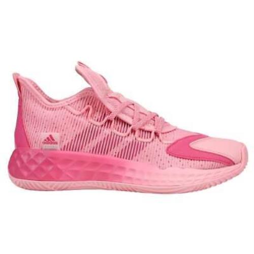 Adidas S29228 Sm Pro Boost Low Mens Basketball Sneakers Shoes Casual - Pink
