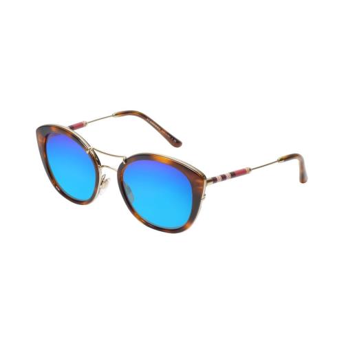 Burberry BE4251Q Polarized Sunglasses Choose Lens Color Cateye Tortoise Brown 53 Blue Mirror Polar