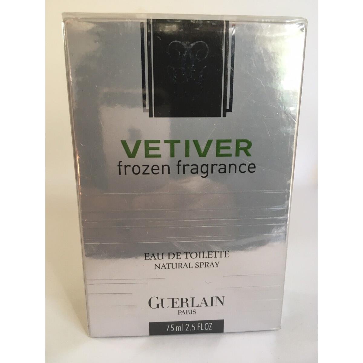 Guerlain Vetiver Frozen Fragrance 2.5oz Edt Spray For Men Sealed