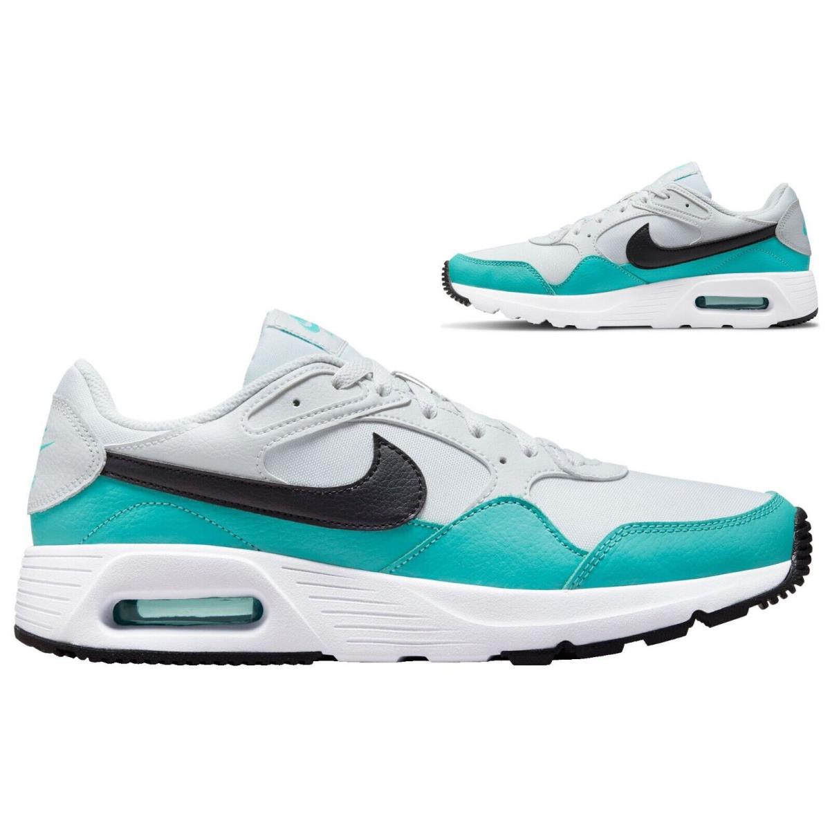 Nike Air Max SC Athletic Sneakers Shoes Casual Mens Gray Mint 8-13