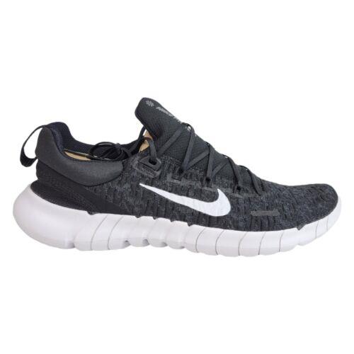 Nike Men 10 10.5 Free Run 5.0 Next Nature Running Shoes Sneaker Black CZ1884-001 - Black