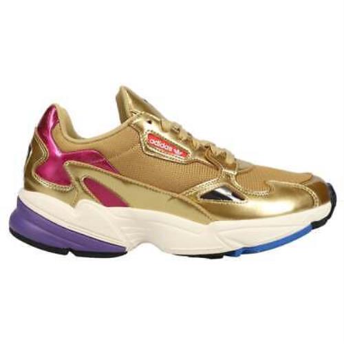 Adidas CG6247 Falcon Womens Sneakers Shoes Casual - Gold