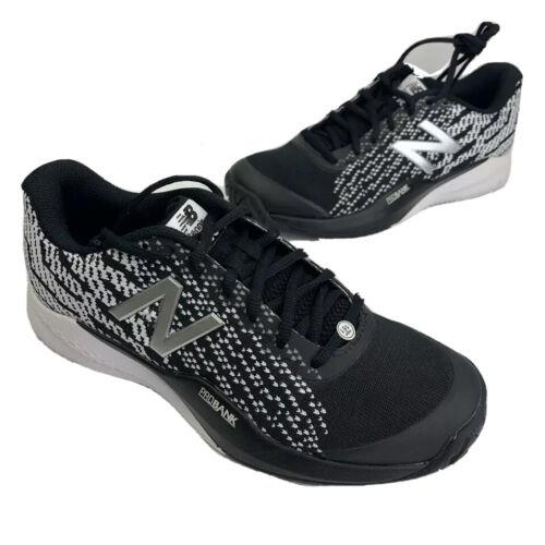 New Balance Mens 996v3 Tennis Shoe Black White MCH996K3 Low Top Lace Up 7M