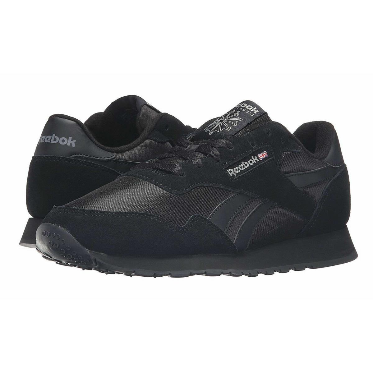 black reebok trainers for men