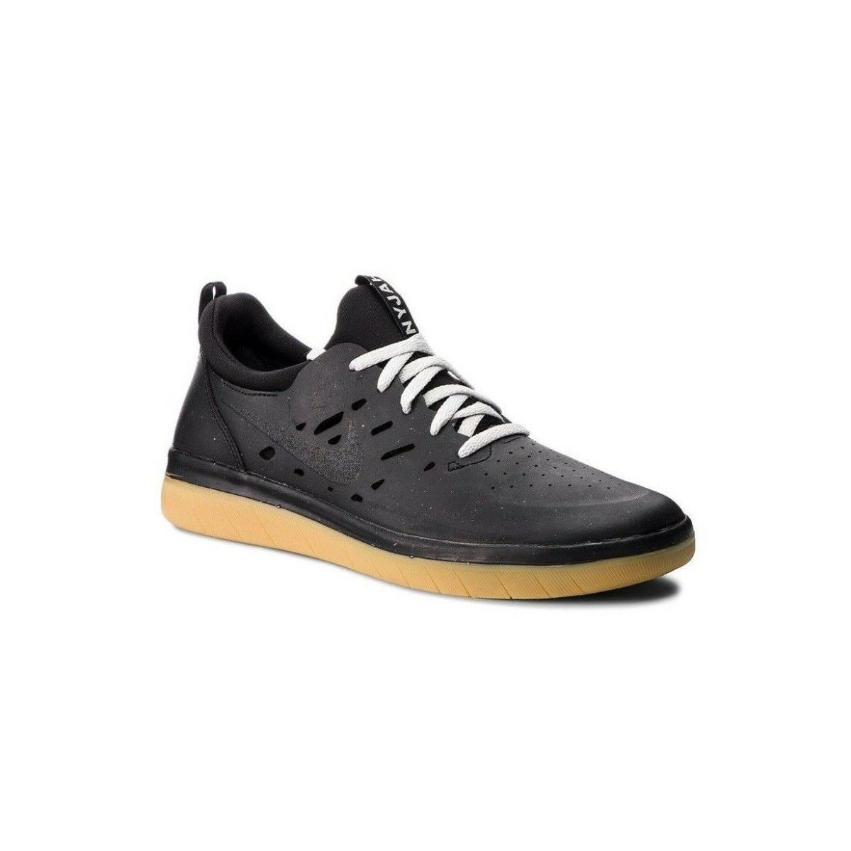 Nike SB Nyjah Free Black Black Gum Light Brown AA4272-002 733 Men`s Shoes
