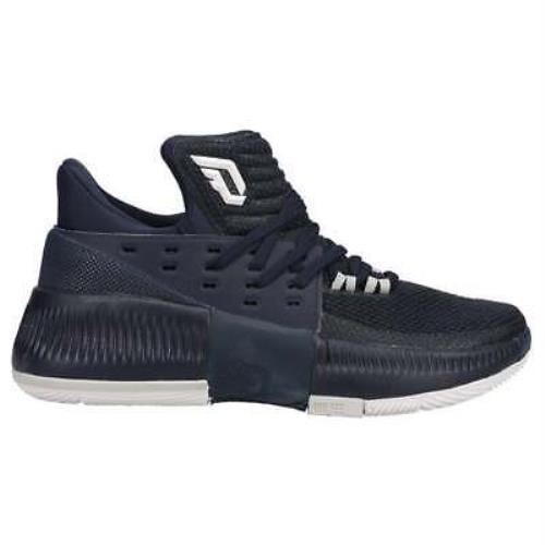 Adidas BY3190 Dame 3 Mens Basketball Sneakers Shoes Casual - Blue