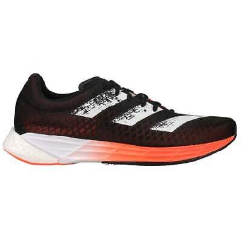 Adidas FW8338 Adizero Pro Womens Running Sneakers Shoes - Black Orange
