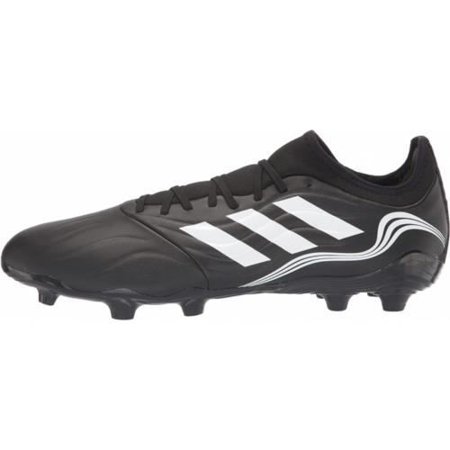 Adidas Unisex-adult Copa Sense.3 Firm Ground Soccer Shoe Core Black/White/Vivid Red