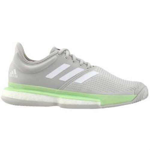 Adidas EF2075 Solecourt Womens Tennis Sneakers Shoes Casual - Grey