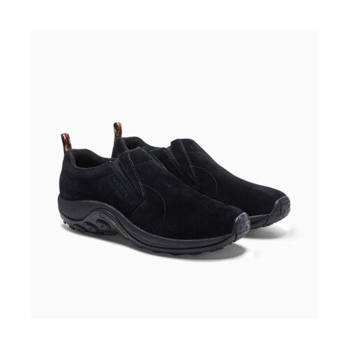 Merrell Men`s Jungle Moc Slip-on Shoes Midnight Black Size 7.5 Wide J63815W