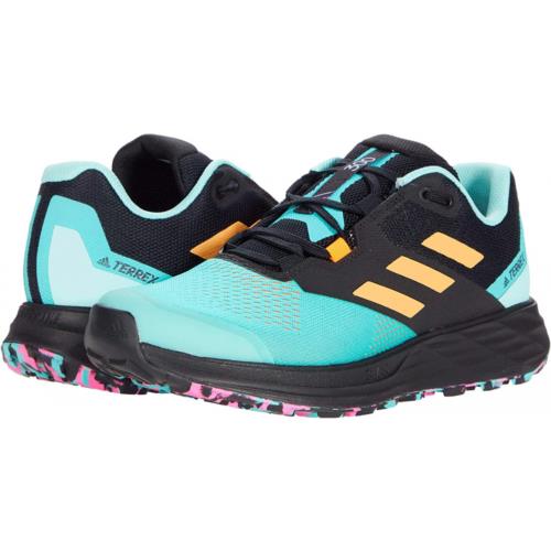 Adidas Womens Terrex Two Flow Running Sneakers Shoes - Blue - Blue