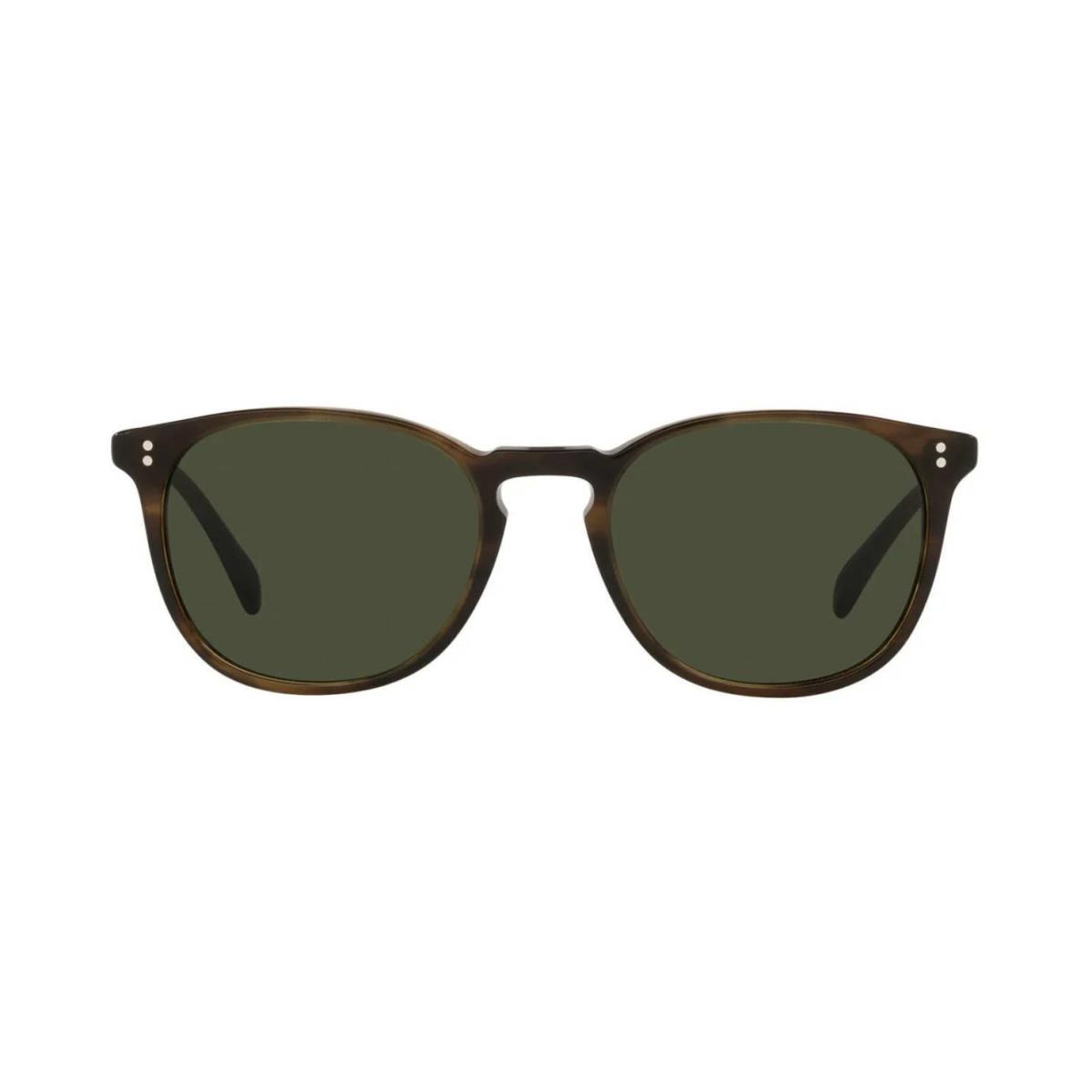 Oliver Peoples Finley Esq. Sun OV 5298SU Bark/G-15 Green 1677/52 Sunglasses - Frame: Brown, Lens: Green
